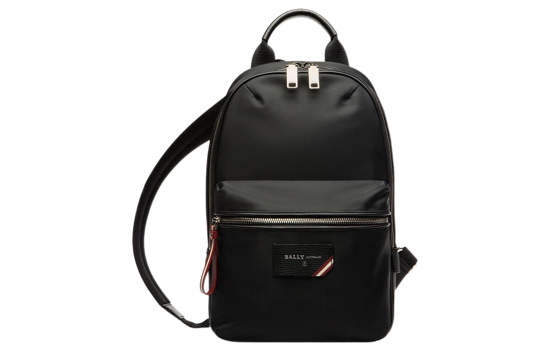 

BALLY Сумка через плечо из ткани с нейлоном, обычная, унисекс, черная