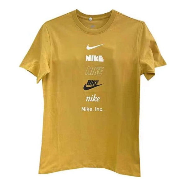 

Футболка Nike Multi Logo T-Shirt 'Yellow', желтый