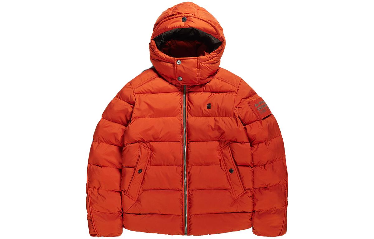 

G-STAR RAW Куртка пуховик G STAR RAW мужская бордовая чайно-коричневая, Maroon Tea Brown