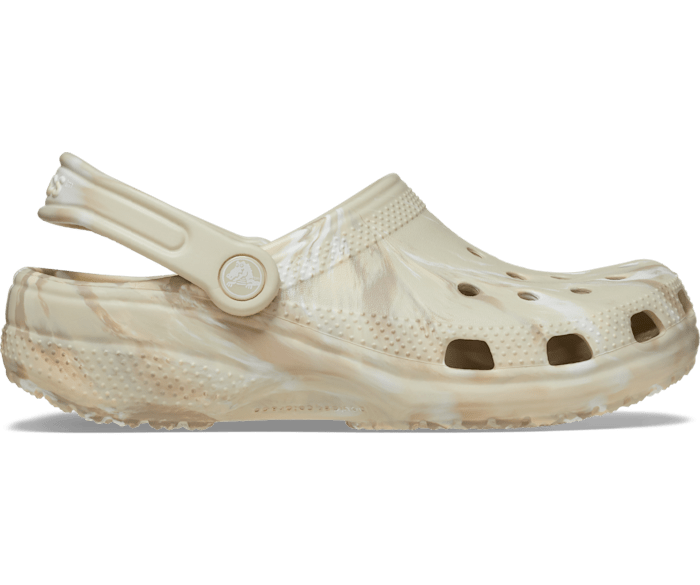 

Классические мраморные сабо Crocs женские, цвет Bone / Multi