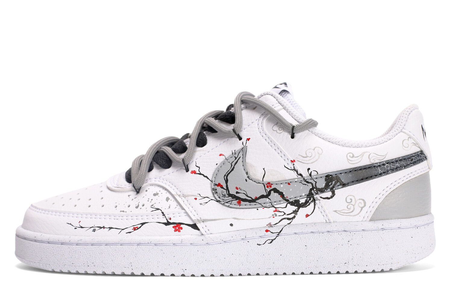 

Кроссовки Nike Court Vision 1 Skateboard Shoes Women's Low-Top White, белый