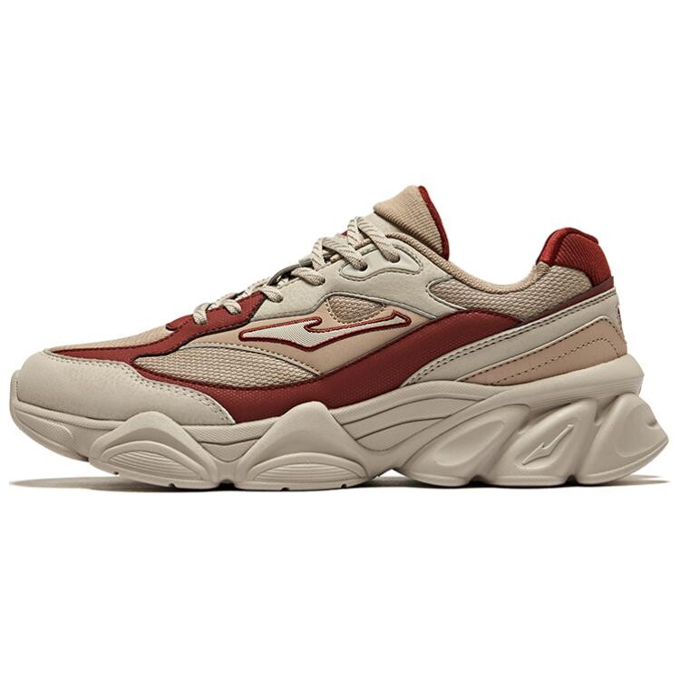 

Мужские кроссовки Lifestyle с низким верхом серо-коричневого/бордового цвета Erke, Коричневый, Мужские кроссовки Lifestyle с низким верхом серо-коричневого/бордового цвета Erke