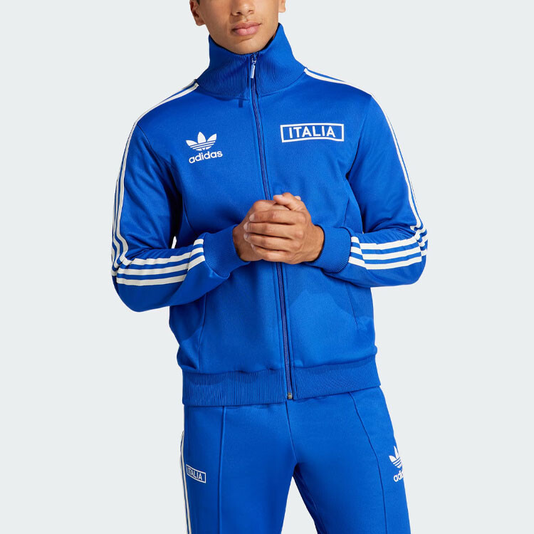 ИТАЛИЯ BECKENBAUER Куртка мужская королевский синий Adidas Originals, синий — фото 2