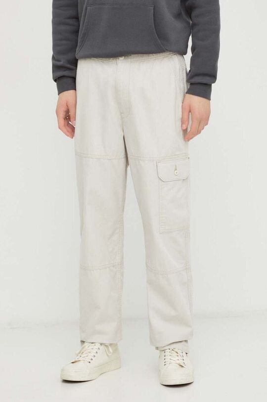 Хлопковые брюки PATCH POCKET CARGO Levi's, бежевый