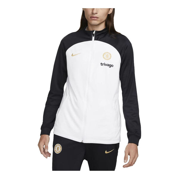 

Куртка chelsea fc dri fit трикотажная футбольная спортивная куртка Nike, белый