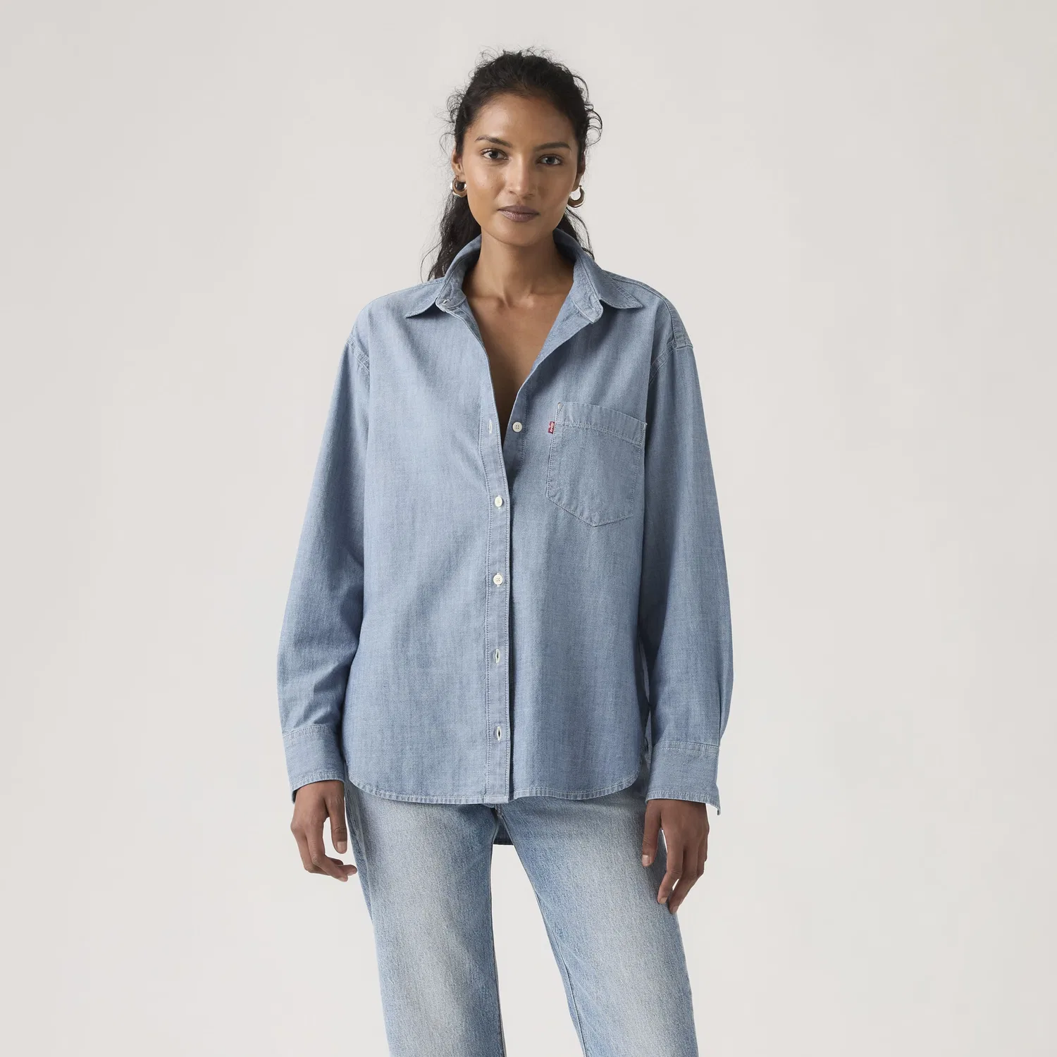 Футболка "Харли Бойфренд" Levi's, Medium Wash — фото 3