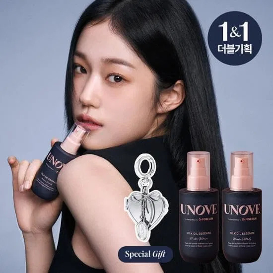 Набор масел для волос UNOVE Anobu Silk Oil Essence Double Planning, 70 мл + 70 мл, Tender Bloom — фото 2