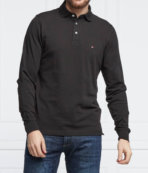 

Рубашка поло 1985 г. Slim fit Tommy Hilfiger, черный