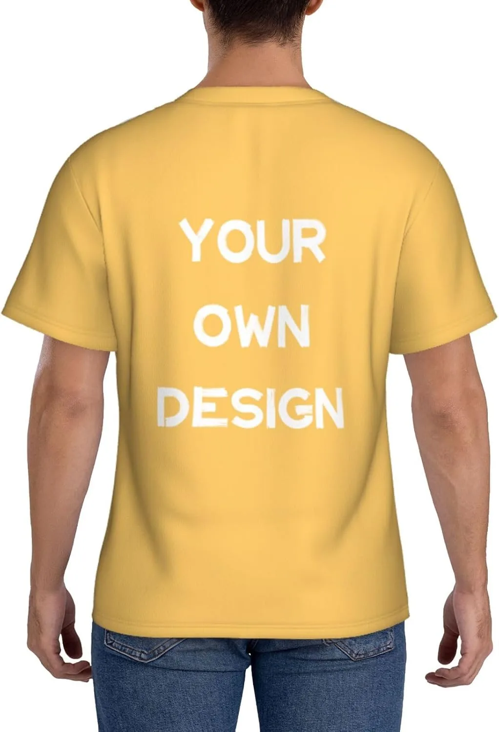Футболка с принтом Custom Shirt с логотипом и текстом — фото 3