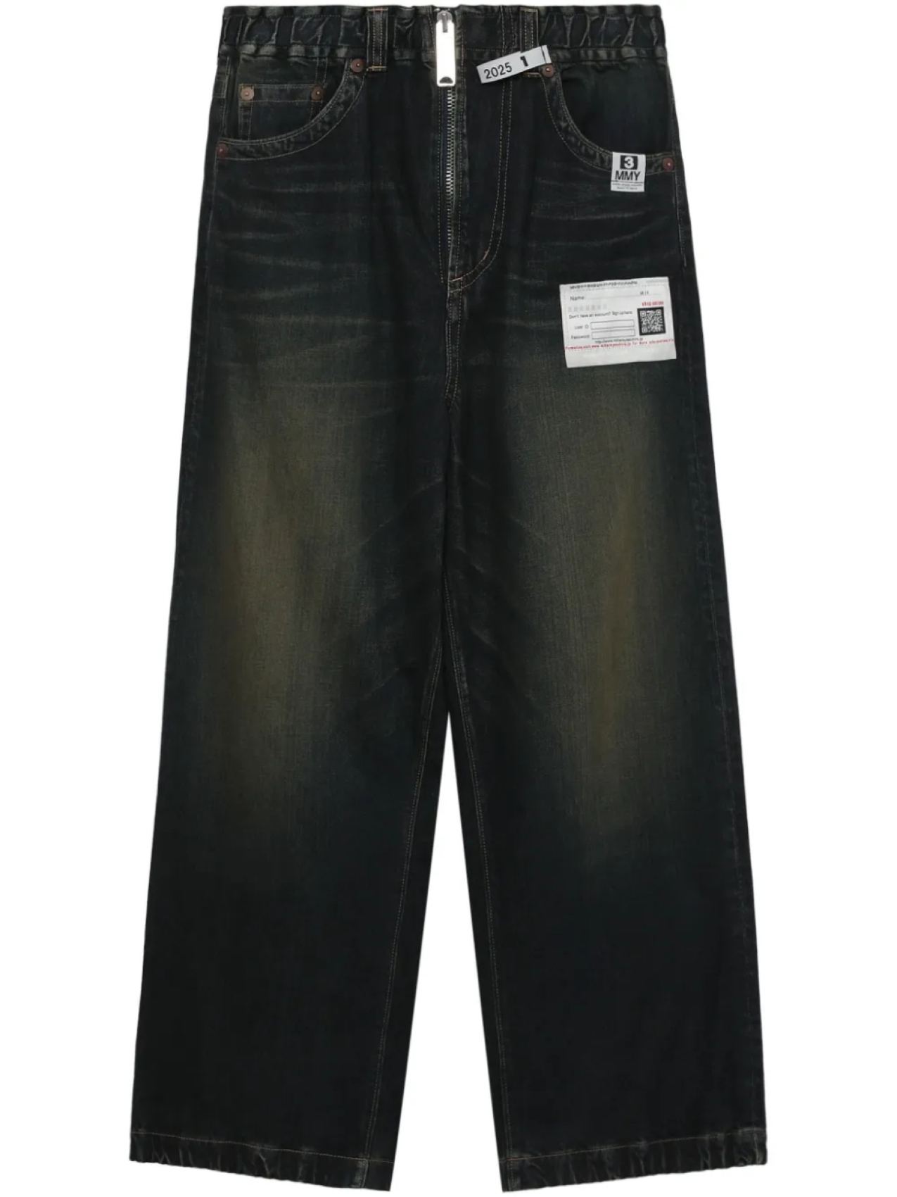 

Maison MIHARA YASUHIRO джинсы Amateur Sewn, синий