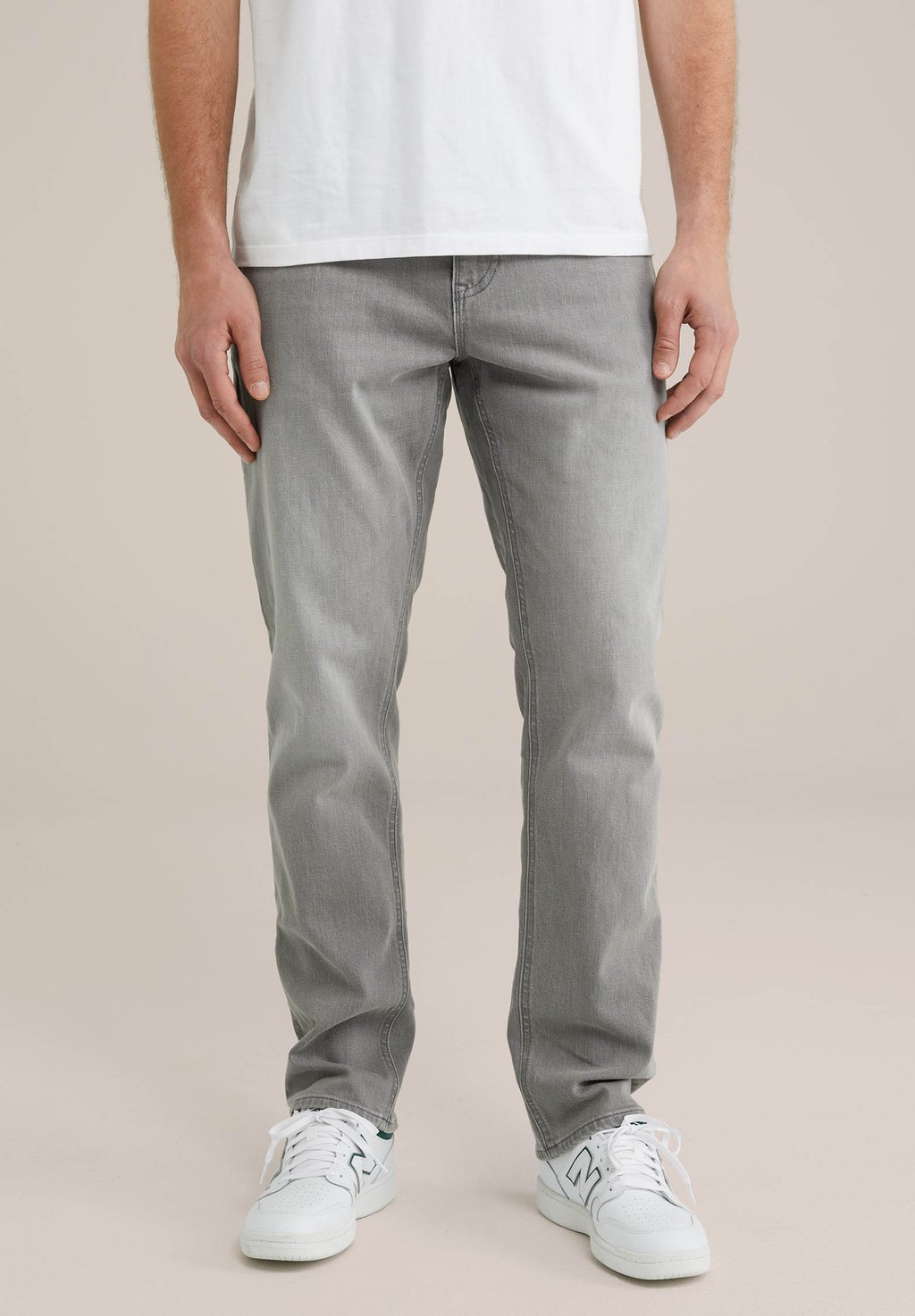 

Джинсы прямого покроя RIDGE WE Fashion, светло-серый