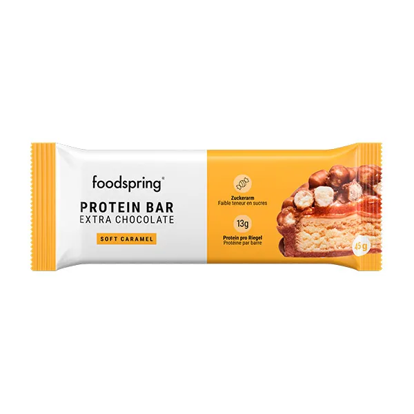 

Белковая закуска Barrita Proteica Extra Chocolate Soft Caramel Foodspring, 45 g