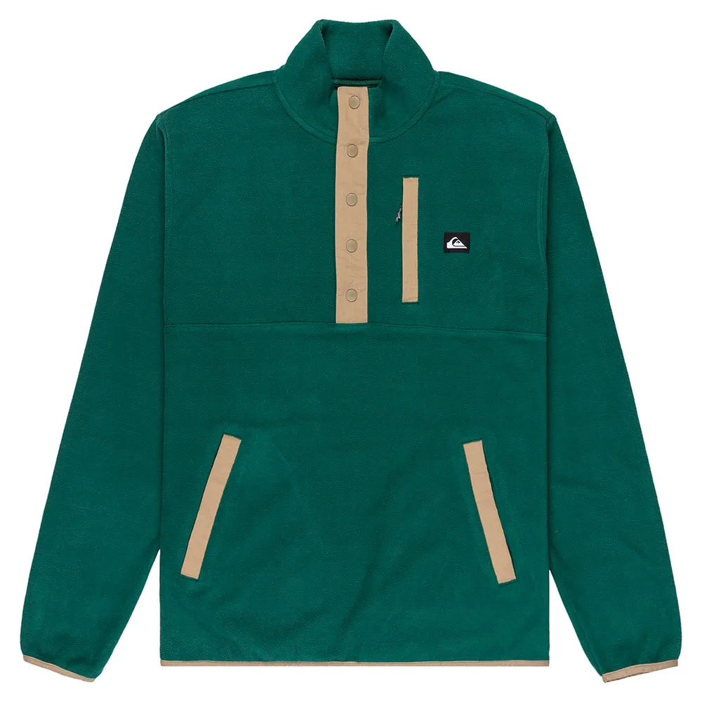 

Флис Quiksilver No Destination half zip, зеленый