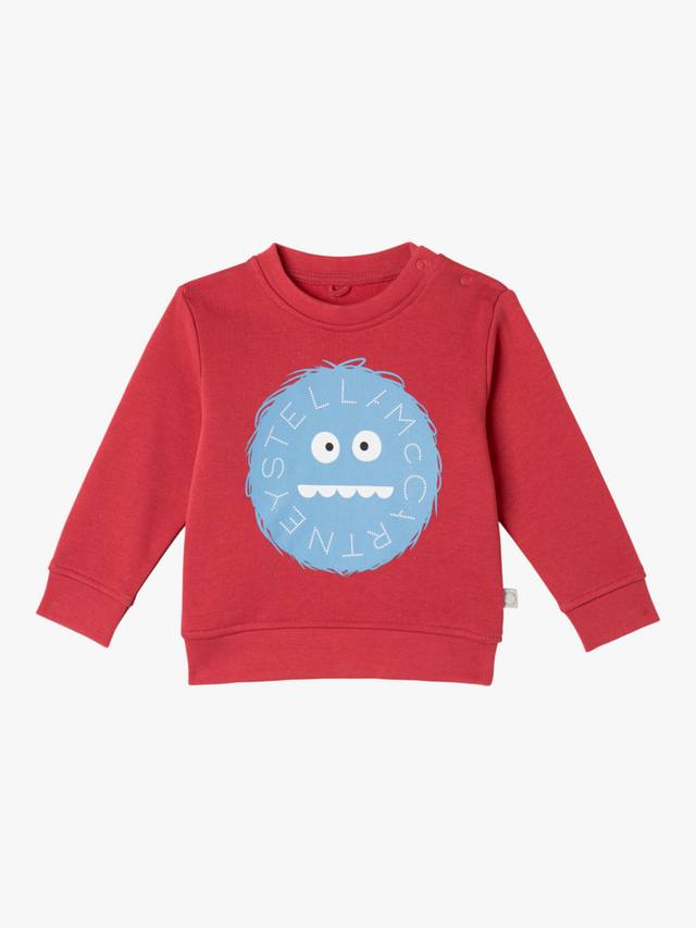 

Толстовка Cotton Fleece Yeti Monster Stella McCartney Kids, Rust