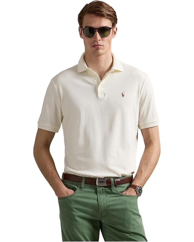 

Поло Polo Ralph Lauren Classic Fit Soft Cotton Polo Shirt, цвет Pale Cream