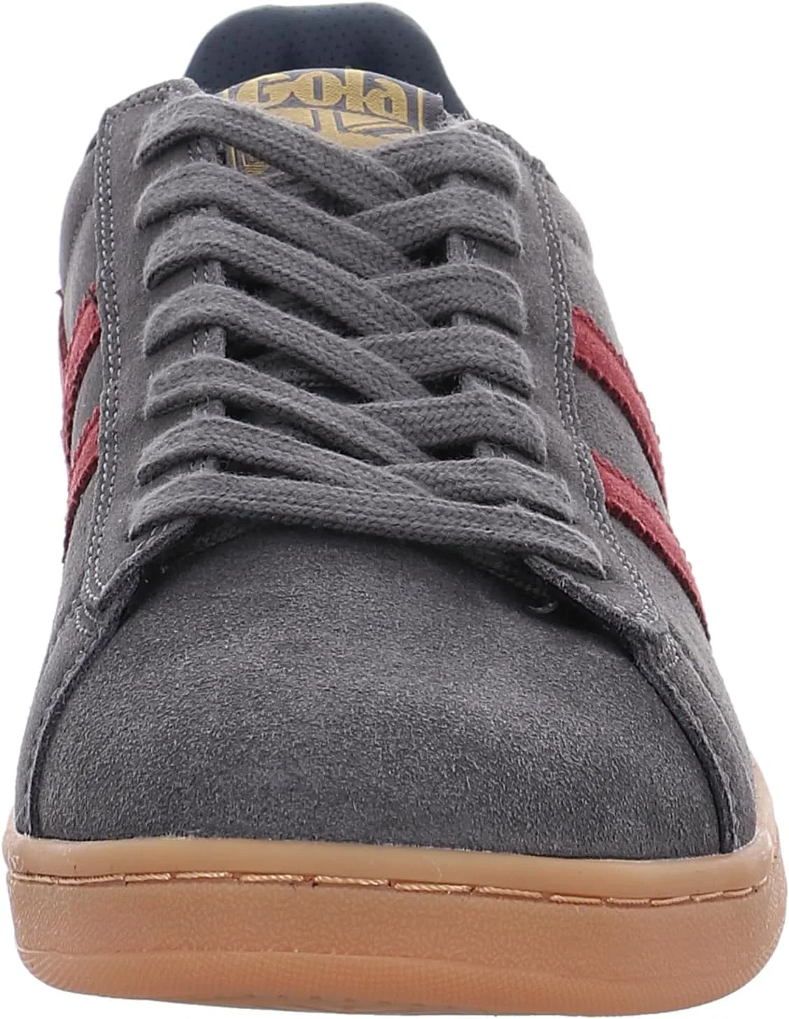 Мужские замшевые кроссовки Gola Equipe II, цвет Storm Burgundy Navy, 44 EU — фото 4
