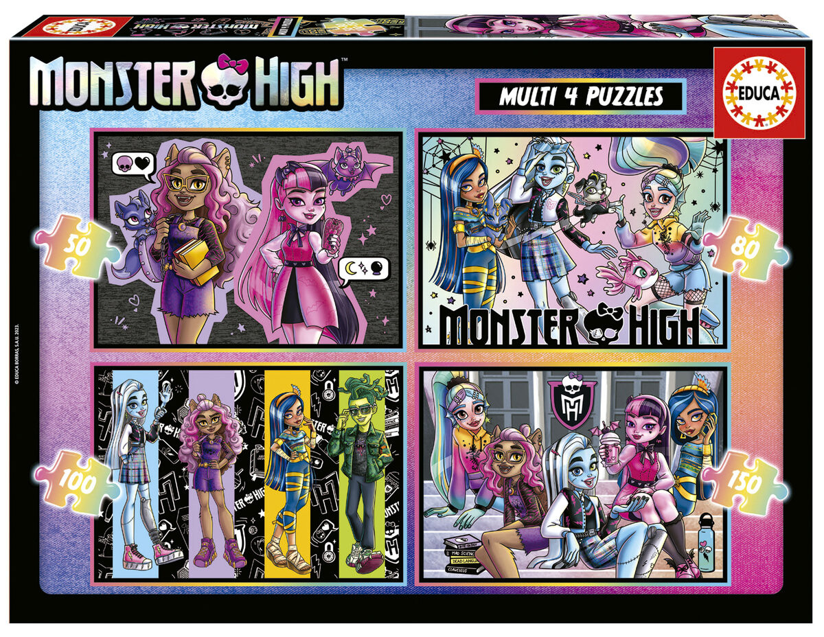 

Educa, Пазл Monster High, 50/80/100/150 шт.