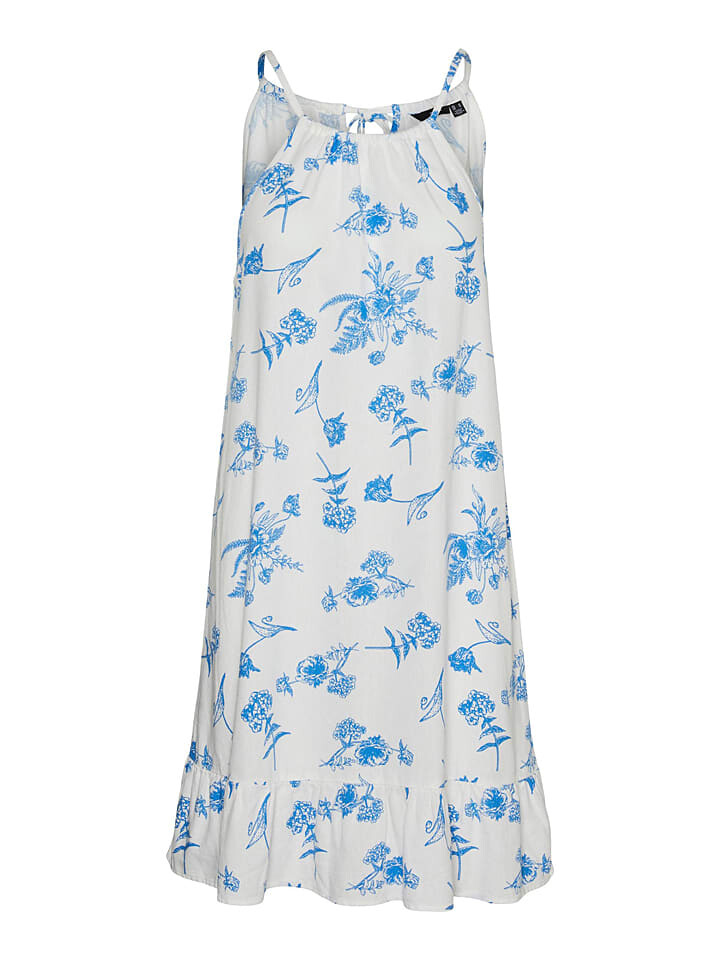 

Короткое платье Vero Moda Mymilo, цвет weiß/hellblau