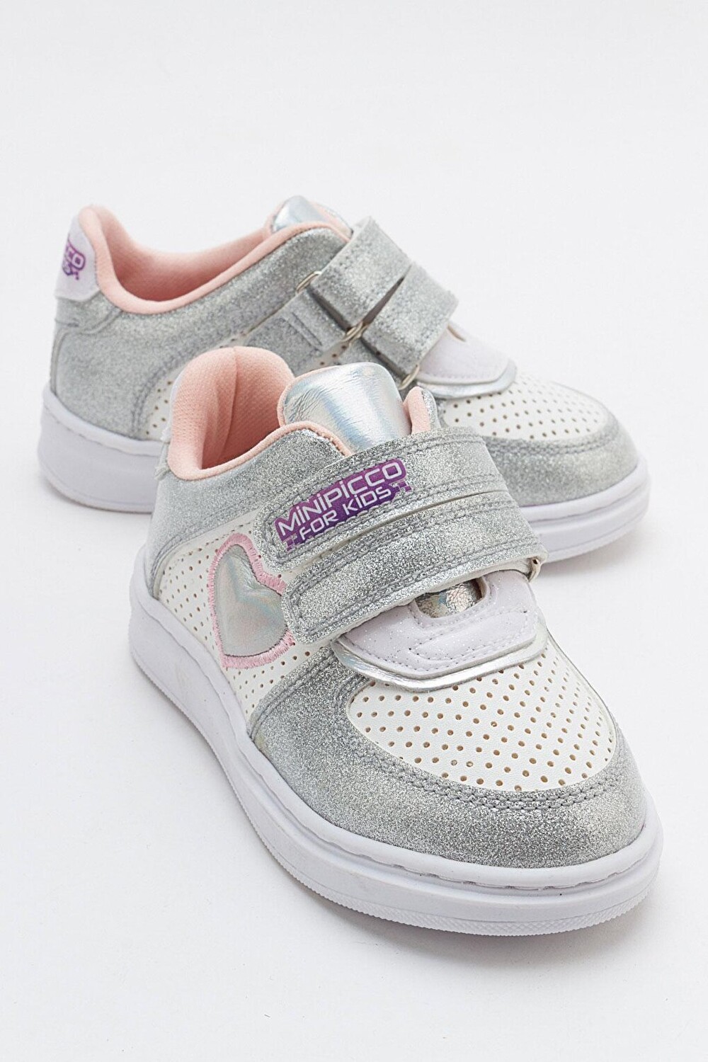 

Серебряные кроссовки для девочек MİNİPİCCO, серебро