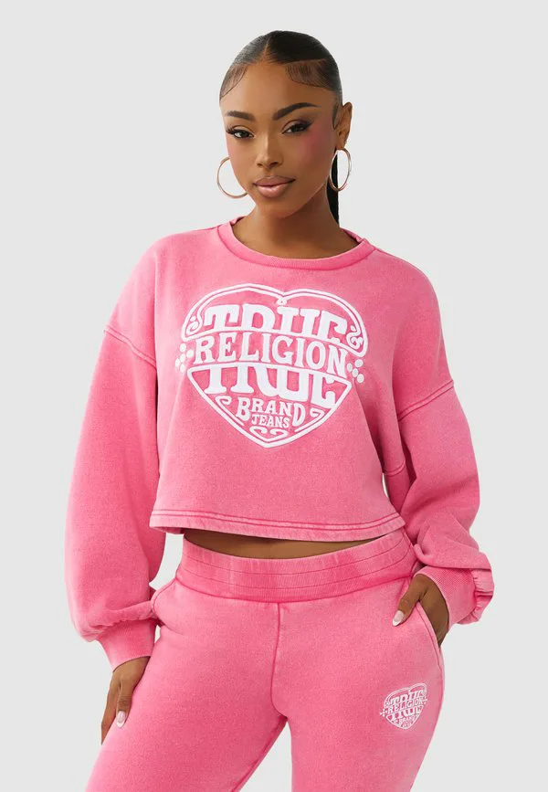 

Укороченная толстовка True Religion, Fuschia Purple, Фиолетовый, Укороченная толстовка True Religion, Fuschia Purple