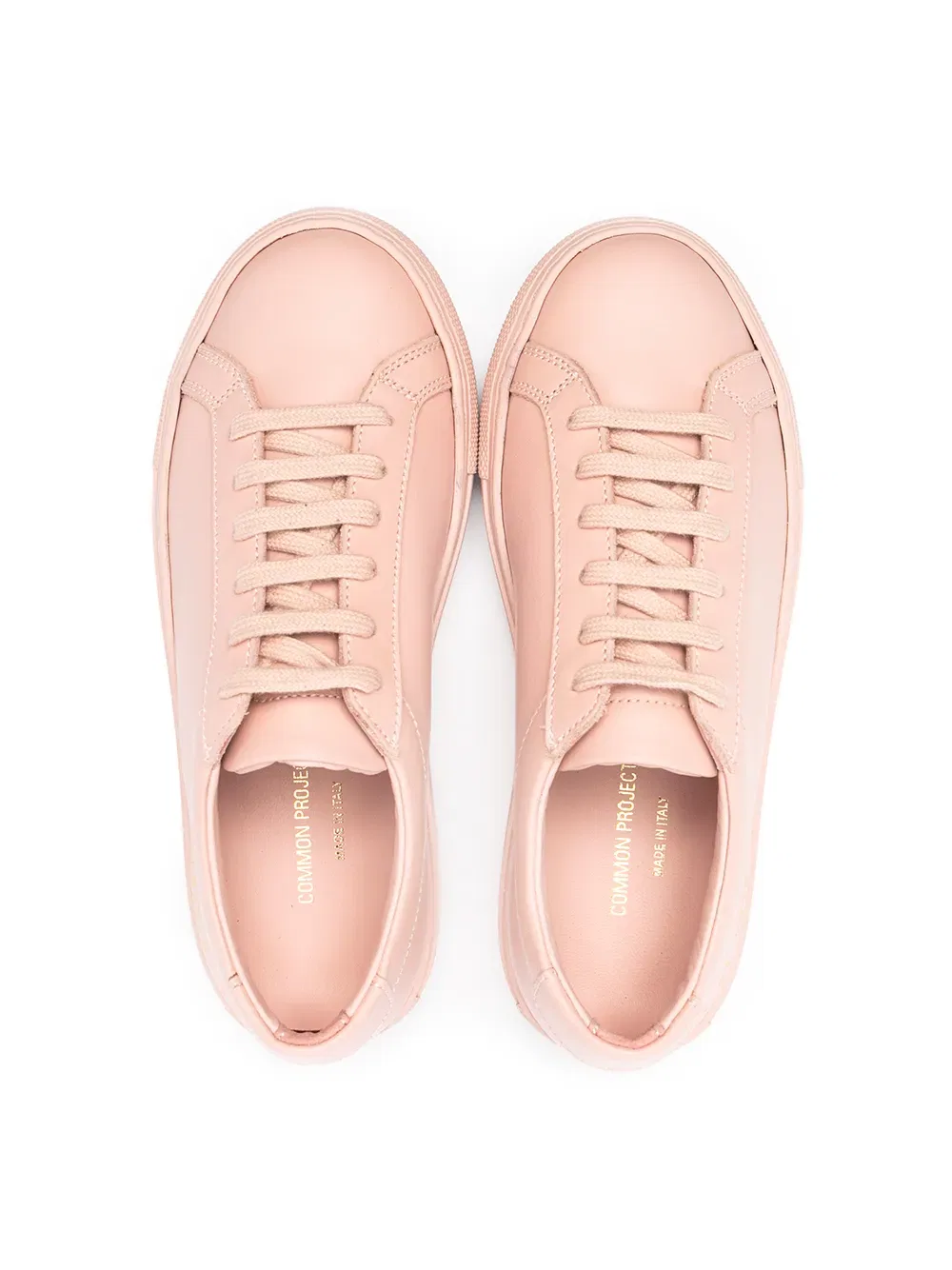 Низкие кожаные кроссовки Teen Achilles Common Projects, розовый — фото 3
