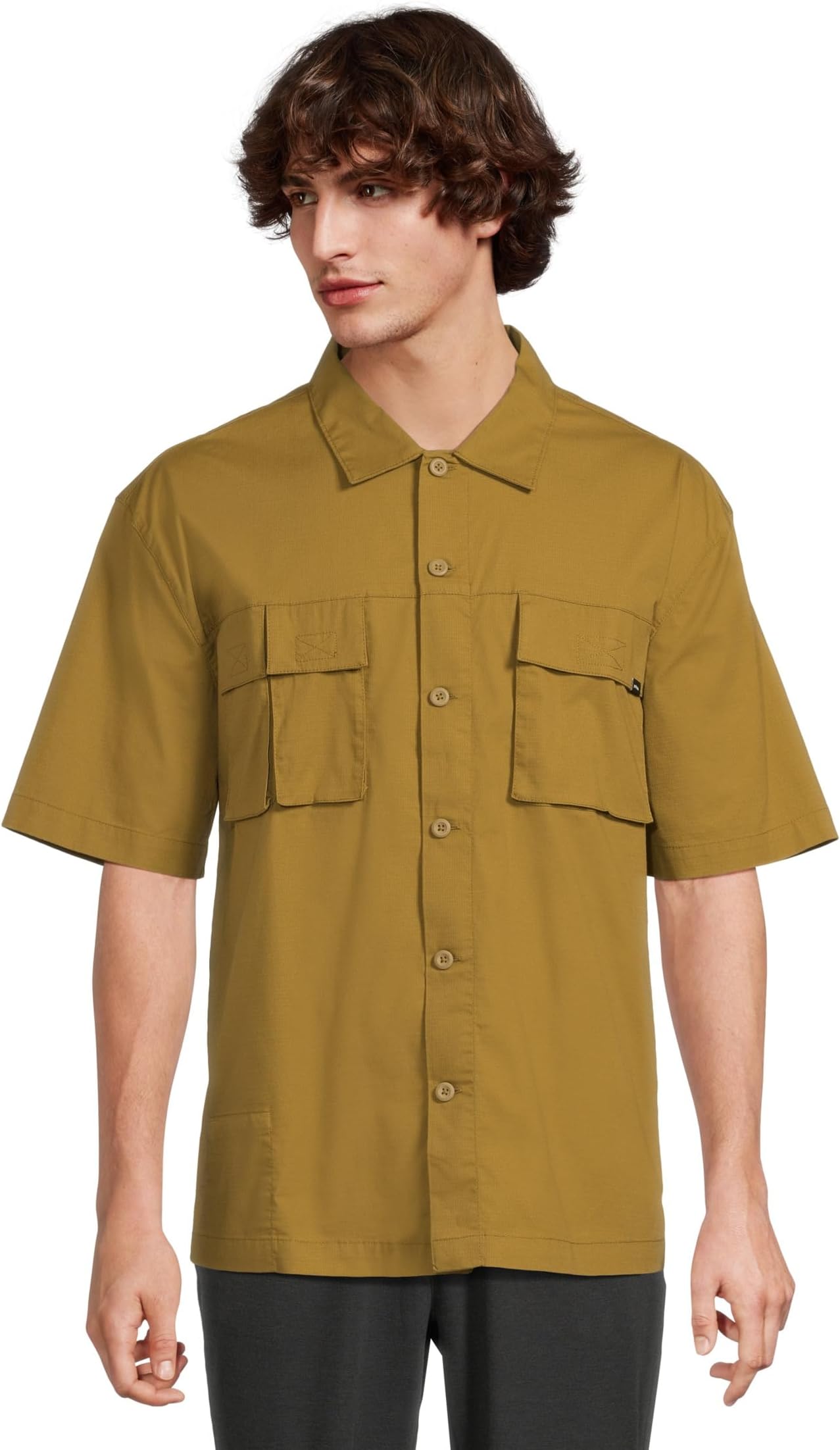 

Рубашка Prana Palisades Ripstop Short Sleeve Shirt, цвет Retro Olive