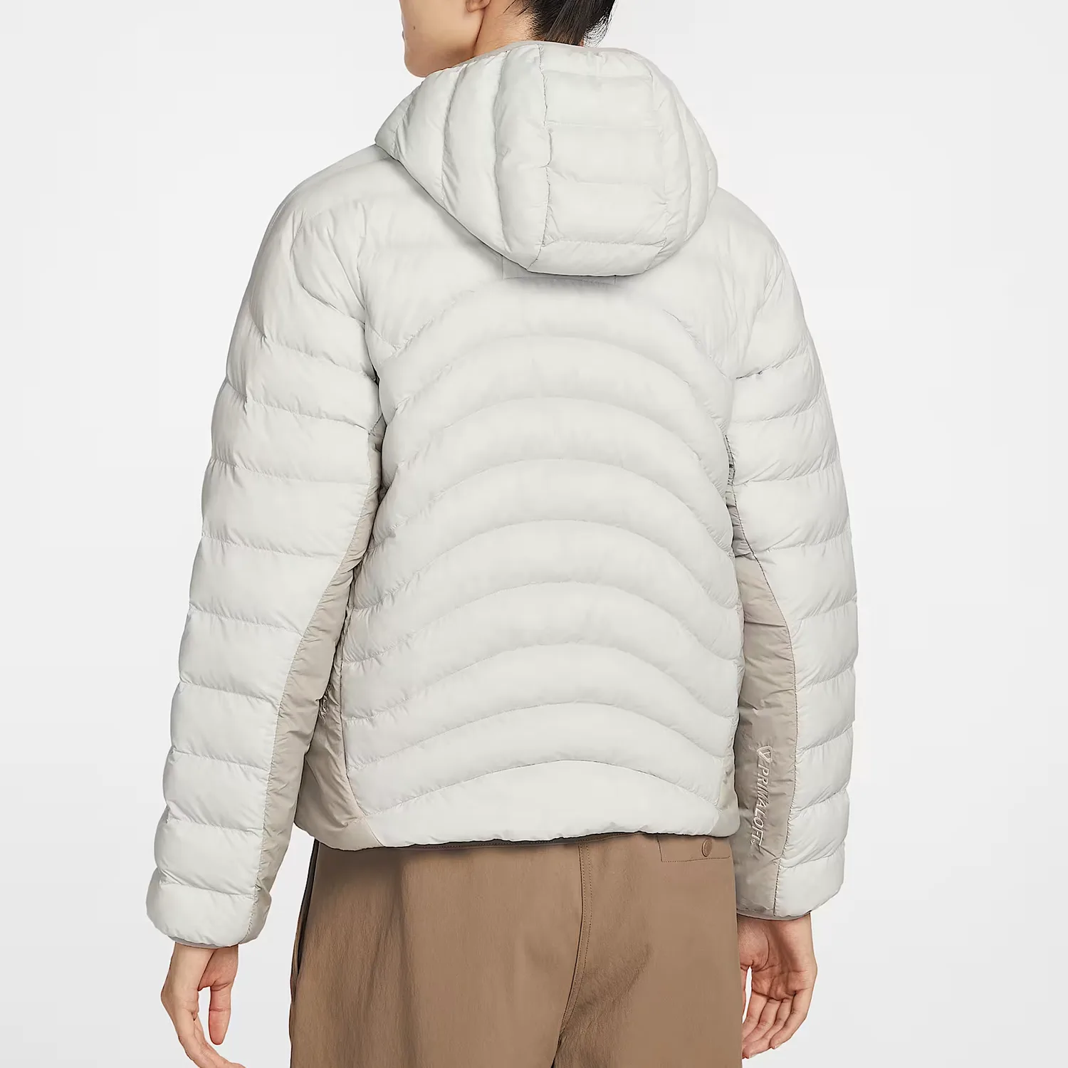 Женская куртка Therma-FIT Adv "Lava Flow" Nike, Dust Photon/Mist Gray/Dust Photon/Mountain White — фото 4
