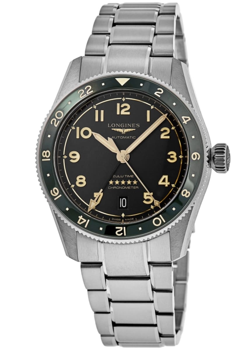 

Longines Spirit Zulu Time Серый циферблат Стальные мужские часы L3.802.4.63.6
