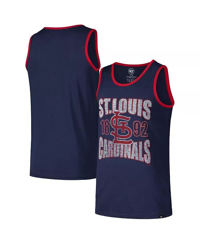 

Мужская темно-синяя майка St. Louis Cardinals Upload Franklin '47 Brand