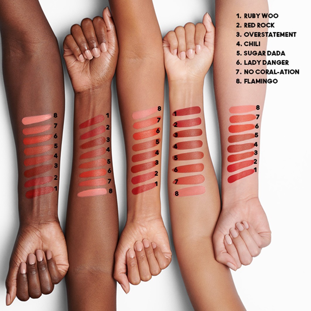 Помада для губ m·a·cximal silky matte Mac, 01 - chili, вес 3.5 гр. — фото 4