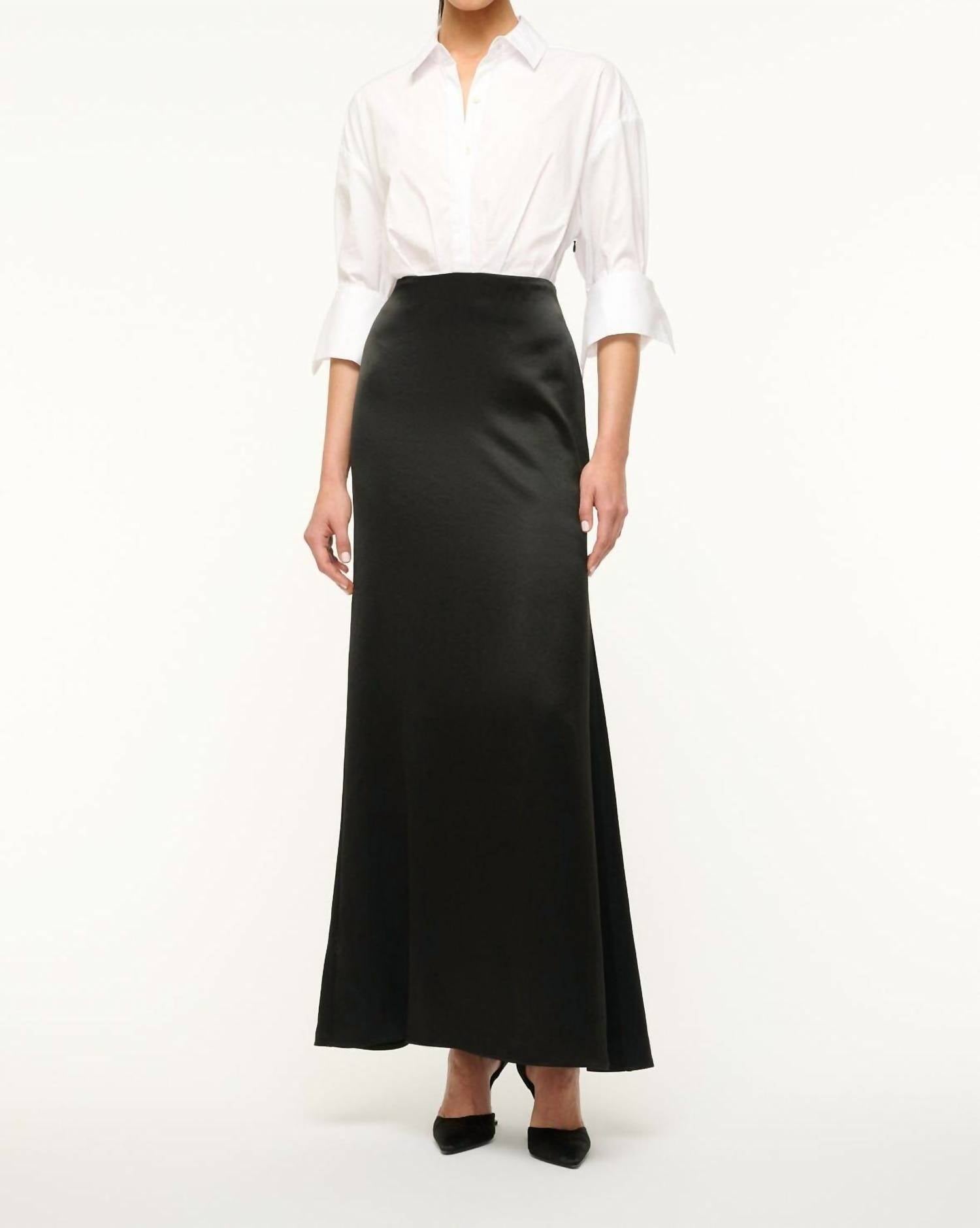 

Платье Nile в черном цвете STAUD