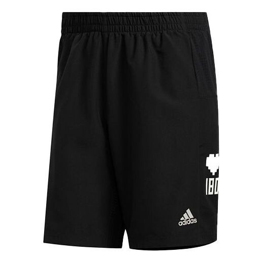 

Шорты men's woven sports shorts black Adidas, черный