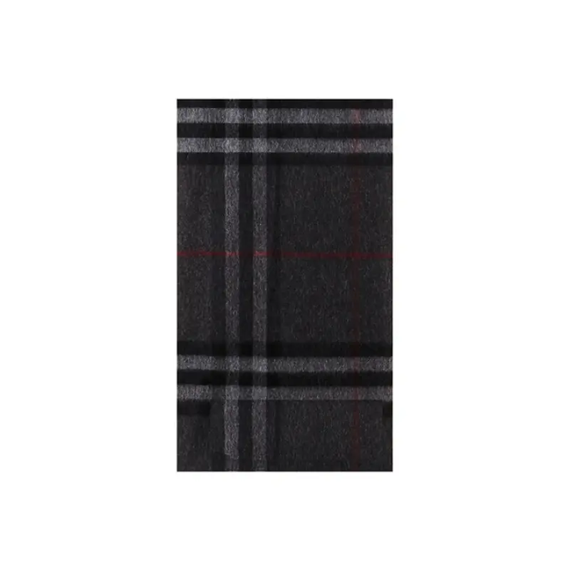

Burberry Классический клетчатый шарф с бахромой, Charcoal Gray