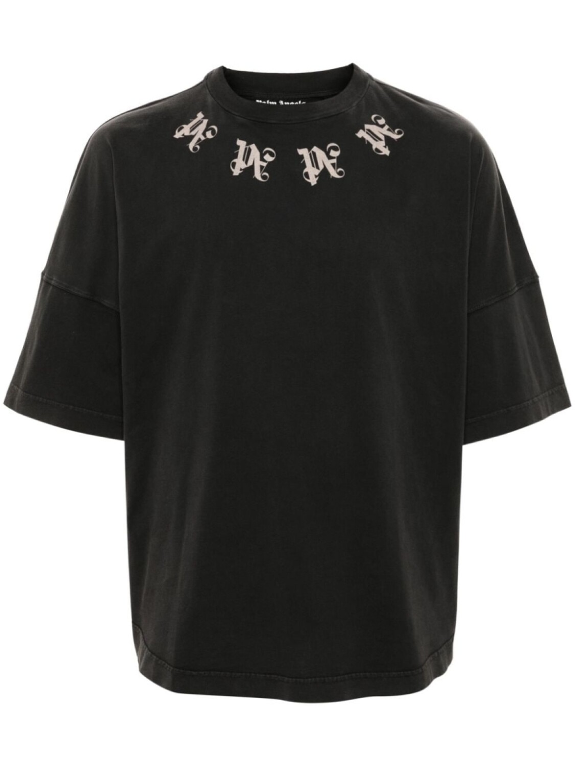 

Palm Angels футболка с монограммой, серый
