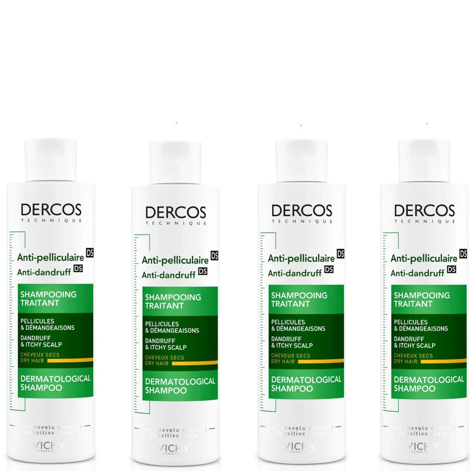 Набор для ухода за сухими волосами Dercos против перхоти Vichy