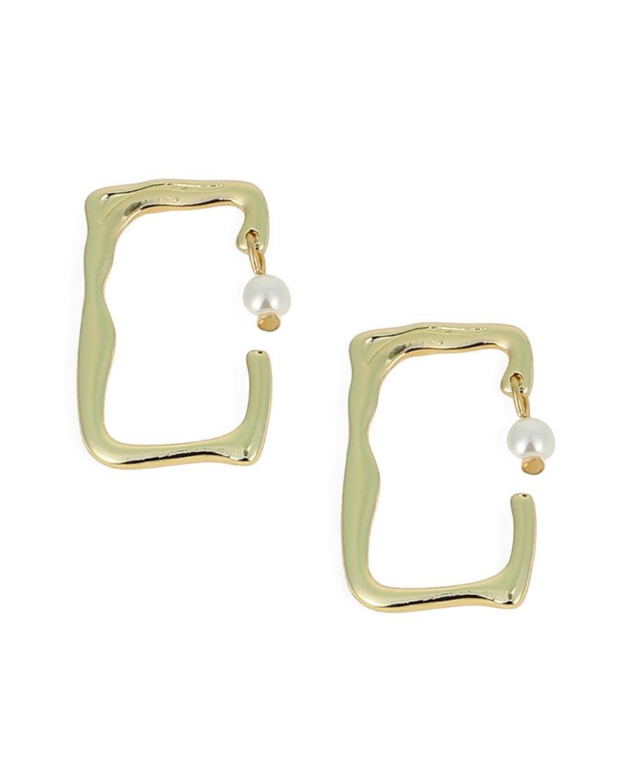 

Женские серьги-подвески The Cadre Drop Earrings - California Gold SOHI, Gold