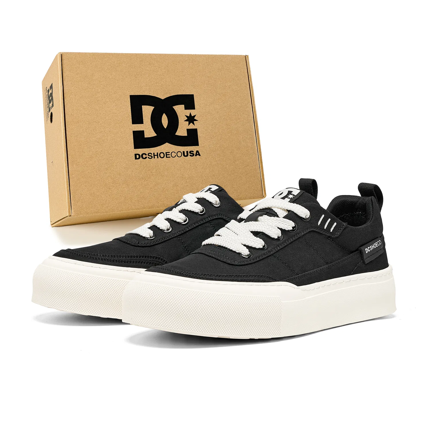 Кроссовки скейтбордические низкие DCSHOES Black