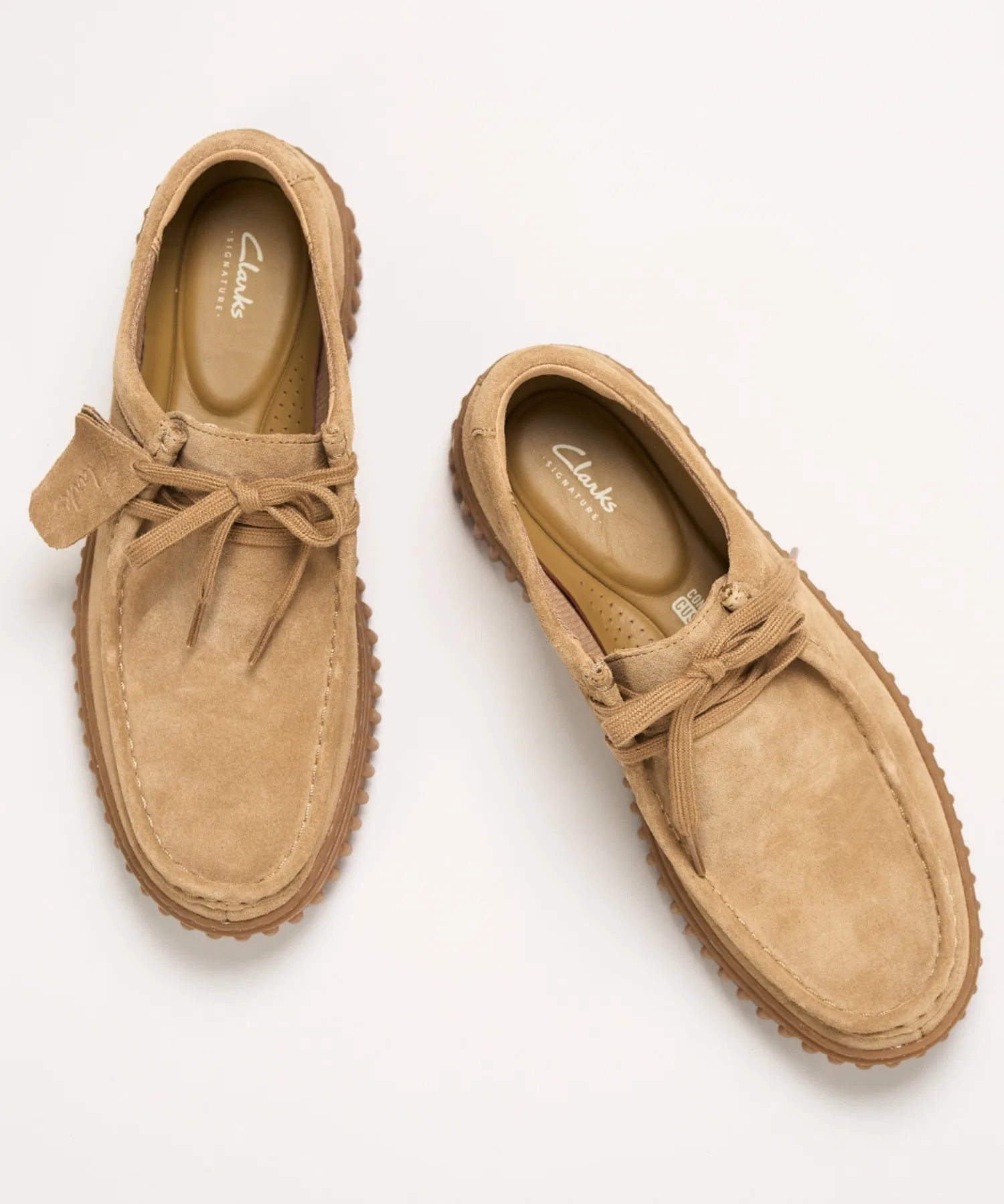 Мужские мокасины Clarks Torhill Lo тёмно-коричневые — фото 3