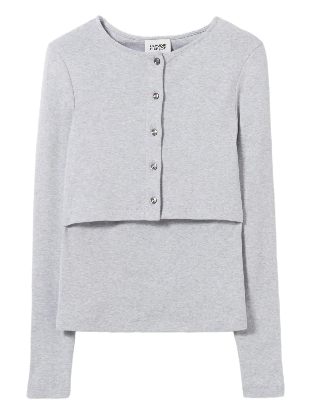 

Топ с длинными рукавами Claudie Pierlot, серый