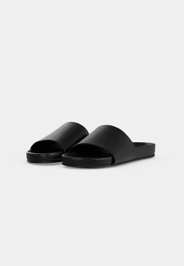 Кожаные мюли Zign, Black — фото 3