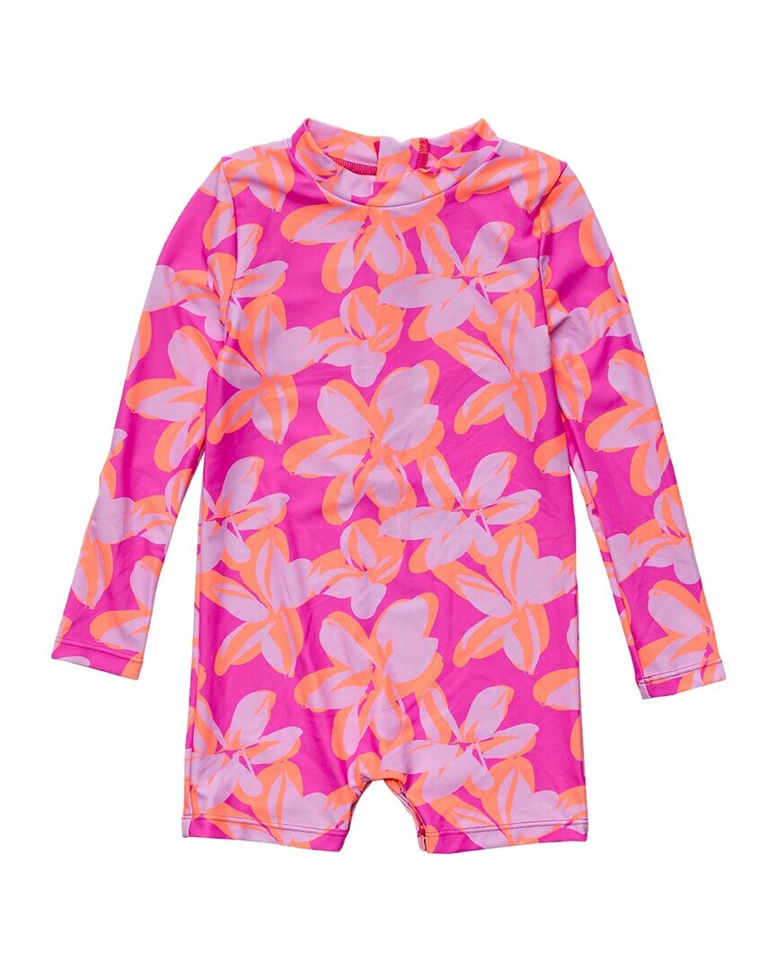 

Солнцезащитный костюм Snapper Rock Hibiscus Hype, розовый
