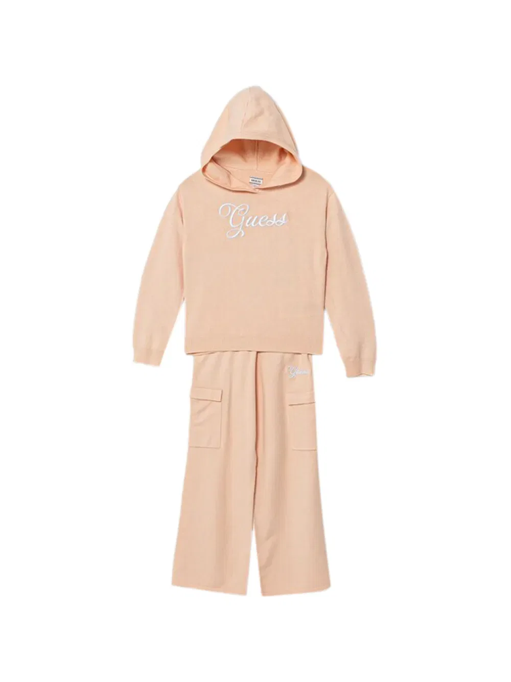 Комбинезон с капюшоном и вышивкой Guess Kids, нейтральный