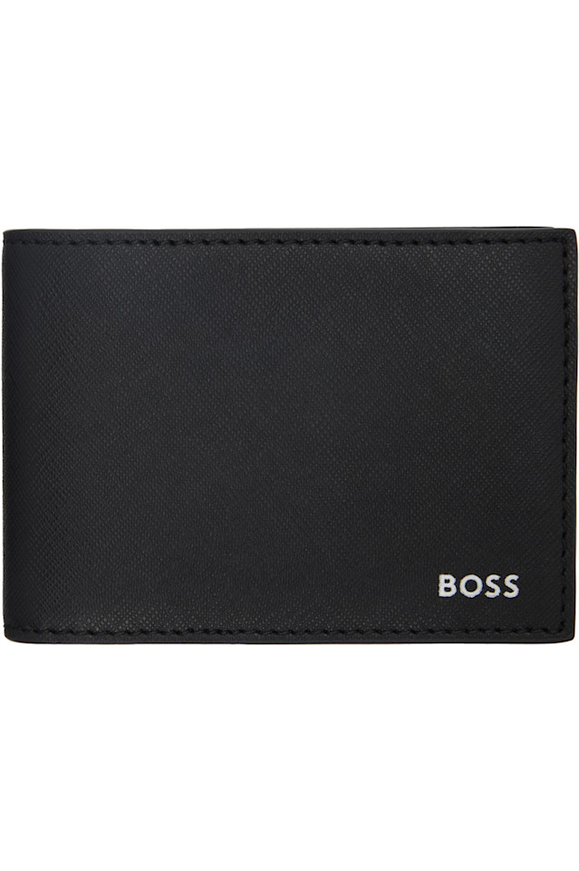 

Кошелёк с логотипом из фольги Boss, черный