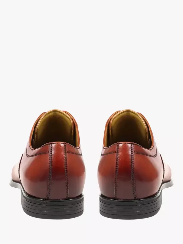 Оксфордские туфли из вощеной кожи Middleham Jones Bootmaker, Cognac — фото 3