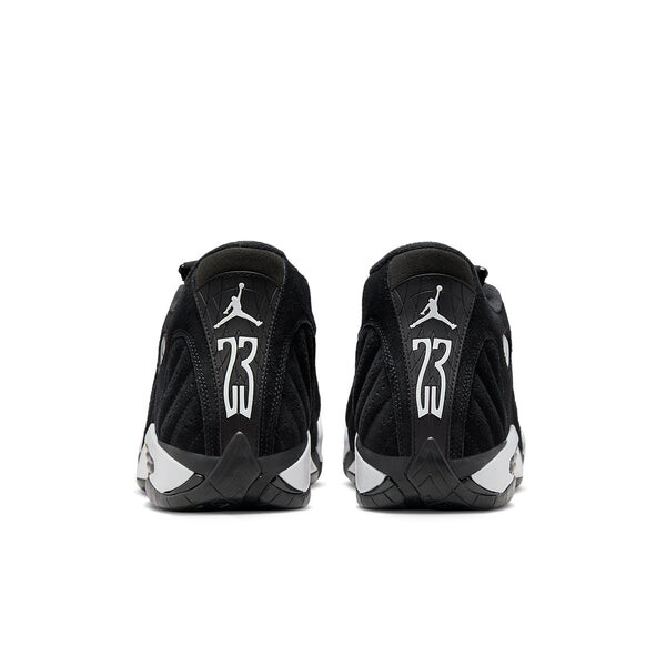 Кроссовки Air Jordan 14 Retro 'Black White', черный — фото 4