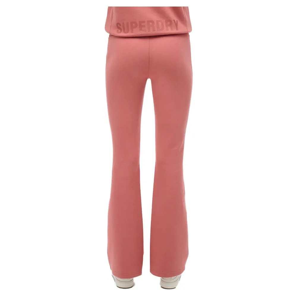 Спортивные брюки Superdry Sport Tech Lr Flare, розовый — фото 2