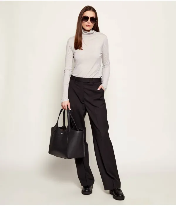 Полуводолазка Элаву slim fit Boss, серый — фото 2