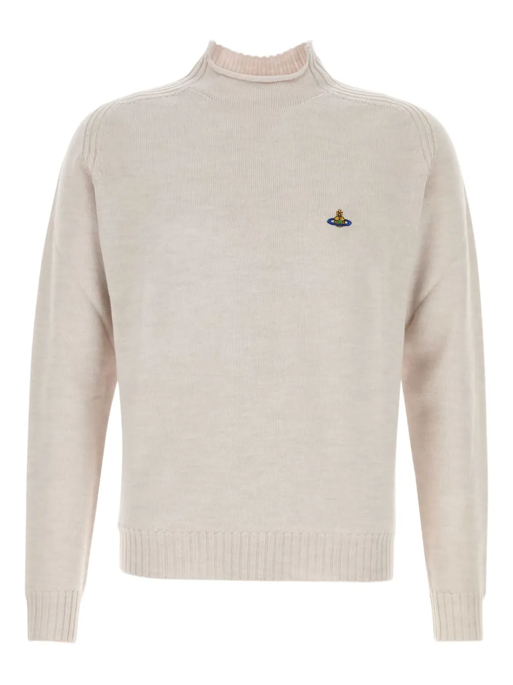 

Свитер с вышитым орнаментом Orb Vivienne Westwood, нейтральный