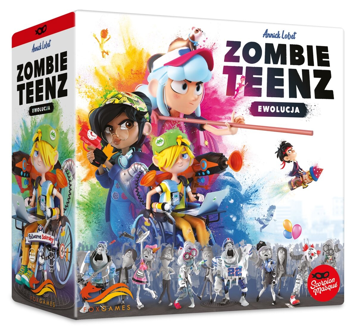 

Zombie Teenz: Evolution, настольная игра, FoxGames