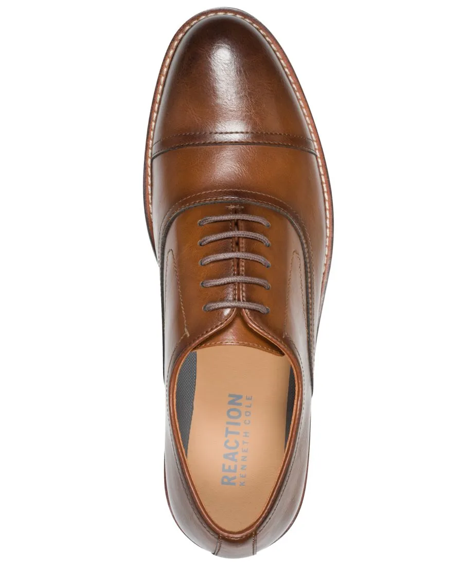 Мужские оксфорды Lawstin на шнуровке Kenneth Cole Reaction, Medium Natural — фото 4